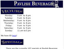 Tablet Screenshot of pavlishbev.com